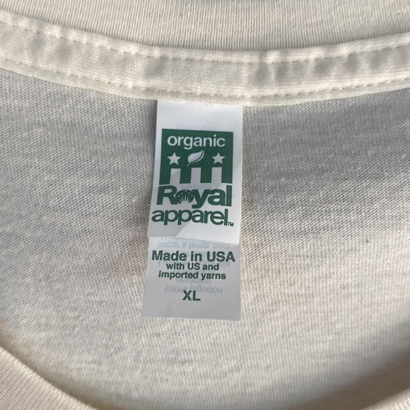 New organic Royal Apparel made in USA Laconia 2020 Bike Week New Hampshire-cream - Picture 3 of 4